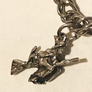 Fun Witch 🧙‍♀️ vibes -in a- Spoooooooky-Happy Halloween 🎃 CHARM Bracelet